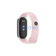Beline Simple Mi Band 10/9/8 készülékhez rózsaszín szíj