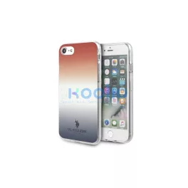   US Polo USHCI8TRDGRB iPhone 7/8/SE 2020/ SE 2022 készülékhez tok Gradient Pattern Collec kék és piros