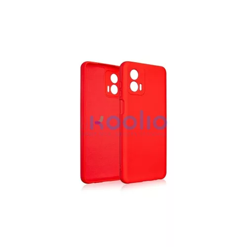 Beline Silicone tok Motorola MOTO G73 készülékhez piros