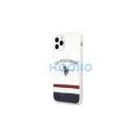 US Polo USHCN58PCSTRB iPhone 11 Pro készülékhez tok fehér Tricolor Pattern Collection