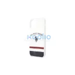 US Polo USHCN58PCSTRB iPhone 11 Pro készülékhez tok fehér Tricolor Pattern Collection