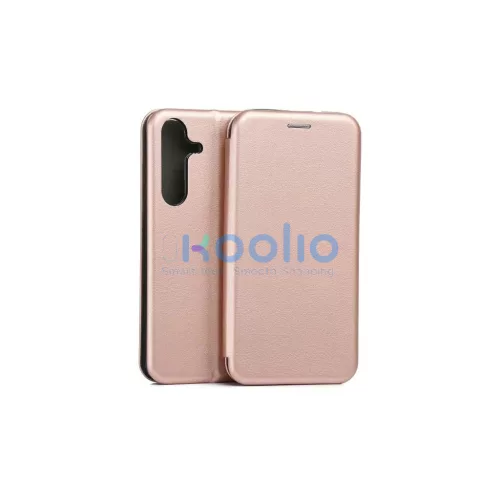 Beline Case Book Magnetic tok Samsung S25+ készülékhez rózsaarany