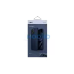 UNIQ Lino Case tok iPhone 13 Pro Max 6,7" készülékhez tengerészkék