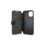 US Polo USFLBKP12SPUGFLBK iPhone 12 mini készülékhez 5,4" tok Polo Embroidery Collection fekete