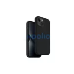 UNIQ Lino Case iPhone 14 Plus / 15 Plus készülékhez 6,7" éjfél fekete