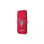 US Polo USFLBKP12SPUGFLRE iPhone 12 mini 5,4" készülékhez tok – red book – Polo Embroidery Collection