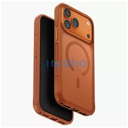   UNIQ Veren iPhone 17 Pro készülékhez tok Magclick Charging narancssárga