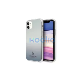   US Polo USHCN61TRDGLB iPhone 11 készülékhez tok Gradient Pattern Collection kék