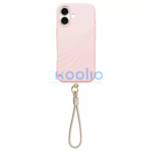 UNIQ Coehl Serina tok iPhone 17 készülékhez mágneses töltés rózsaszín