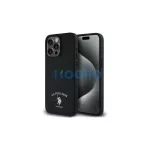 US Polo USHCP15XPARK iPhone 15 Pro Max 6,7" készülékhez Printed DH Logo tok fekete