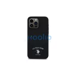 US Polo USHCP15XPARK iPhone 15 Pro Max 6,7" készülékhez Printed DH Logo tok fekete
