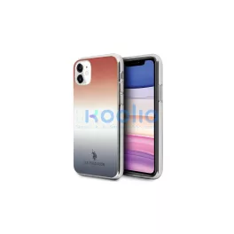  US Polo USHCN61TRDGRB iPhone 11 készülékhez tok Gradient Pattern Collection kék és piros