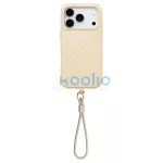 UNIQ Coehl Serina tok iPhone 17 Pro készülékhez Magnetic Charging bézs
