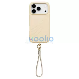   UNIQ Coehl Serina tok iPhone 17 Pro készülékhez Magnetic Charging bézs