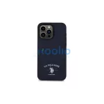 US Polo USHCP15XPARV iPhone 15 Pro Max 6,7” készülékhez tok Printed DH Logo tengerészkék