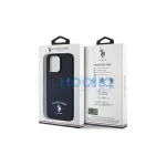 US Polo USHCP15XPARV iPhone 15 Pro Max 6,7” készülékhez tok Printed DH Logo tengerészkék