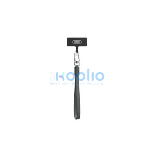 Audi univerzális bőrszíj telefonhoz 28 cm x 10 mm szürke AU-HSLSL-GT/D1-GY