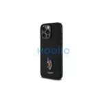 US Polo USHCP15XPEMK iPhone 15 Pro Max készülékhez tok 6,7″ Embroidered DH Color fekete