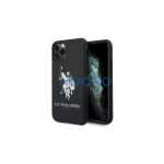 US Polo USHCN65SLHRBK iPhone 11 Pro Max készülékhez Silicone Collection szilikon tok fekete