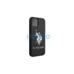 US Polo USHCN65SLHRBK iPhone 11 Pro Max készülékhez Silicone Collection szilikon tok fekete