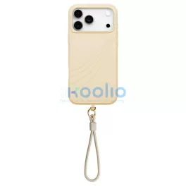   UNIQ Coehl Serina tok iPhone 17 Pro Max készülékhez Magnetic Charging bézs