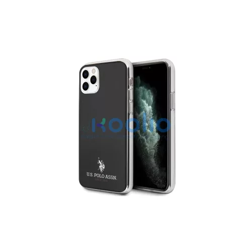 US Polo USHCN65TPUBK iPhone 11 Pro Max készülékhez tok Shiny fekete
