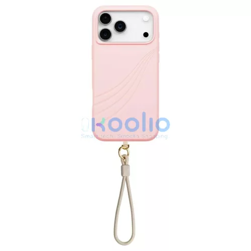 UNIQ Coehl Serina tok iPhone 17 Pro Max készülékhez Magnetic Charging rózsaszín