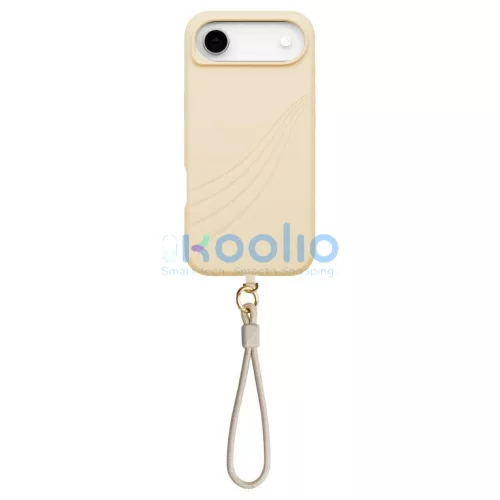 UNIQ Coehl Serina tok iPhone Air készülékhez Magnetic Charging bézs