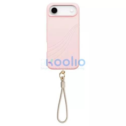 UNIQ Coehl Serina tok iPhone Air készülékhez mágneses töltéssel, rózsaszín