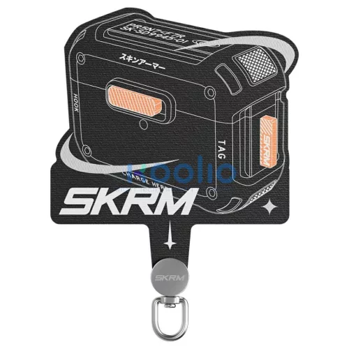 Univerzális lanyard adapter Skinarma Mecha fekete