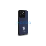 US Polo USHCP15XPGEV iPhone 15 Pro Max 6,7" készülékhez tok Leather Embroidered DH Color tengerészkék