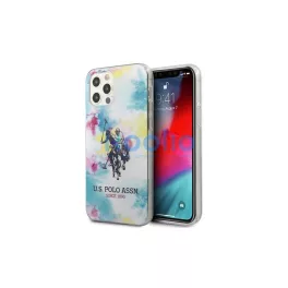  US Polo USHCP12LPCUSML iPhone 12 Pro Max 6,7" készülékhez Tie & Dye Collection tok többszínű