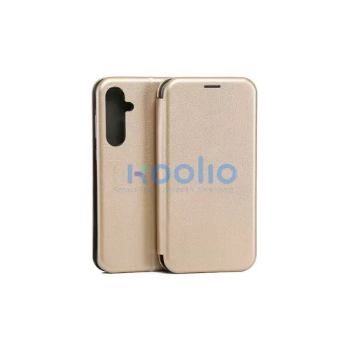Beline Case Book Magnetic tok Samsung A35A356 készülékhez arany