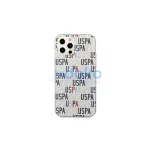 US Polo USHCP12LPCUSPA6 iPhone 12 Pro Max 6,7" készülékhez tok Logo Mania Collection fehér
