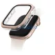 UNIQ Voute kijelzővédő Apple Watch Series 10/11 46mm készülékhez edzett üveg rózsaarany