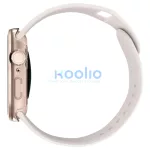 UNIQ Voute kijelzővédő Apple Watch Series 10/11 46mm készülékhez edzett üveg rózsaarany