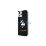 US Polo USHCP12LTPUHRBK iPhone 12 Pro Max 6,7 készülékhez Shiny Big Logo tok fekete