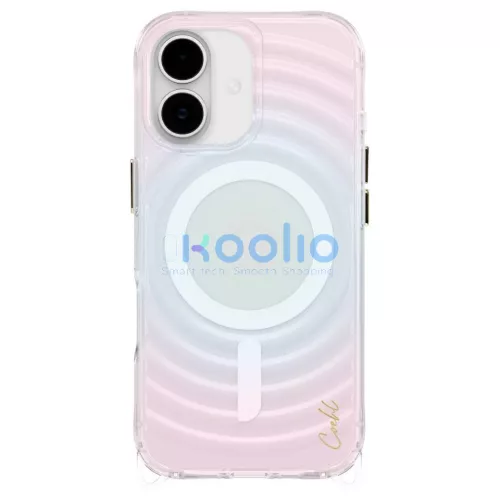 UNIQ Coehl Vela tok iPhone 17 készülékhez mágneses töltéssel – opál