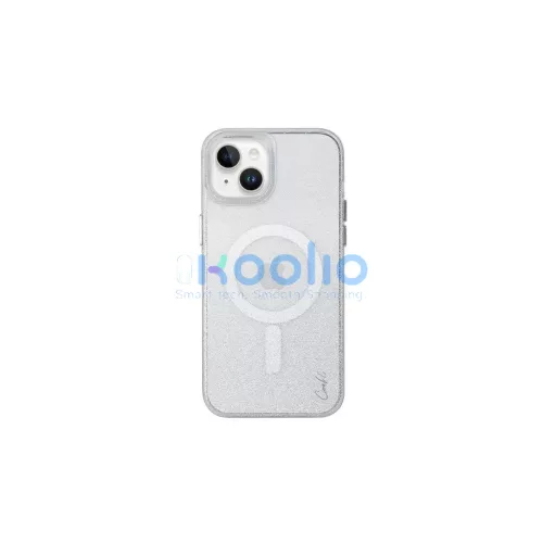 UNIQ Coehl Lumino tok iPhone 14 Plus/15 Plus 6,7" készülékhez csillogó ezüst