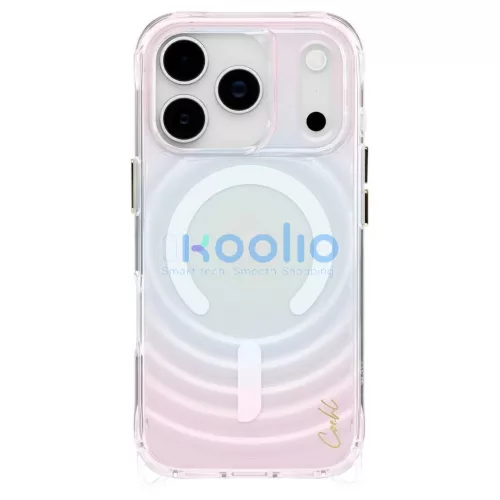 UNIQ Coehl Vela tok iPhone 17 Pro készülékhez – mágneses töltés – opál