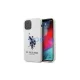 US Polo USHCP12LSLHRWH iPhone 12 Pro Max készülékhez tok Silicone Collection fehér