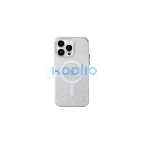 UNIQ Coehl Lumino tok iPhone 14 Pro Max 6,7" készülékhez csillogó ezüst