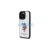 US Polo USHCP15XPUSH iPhone 15 Pro Max 6,7" készülékhez bőr tok Big DH American Flag fehér