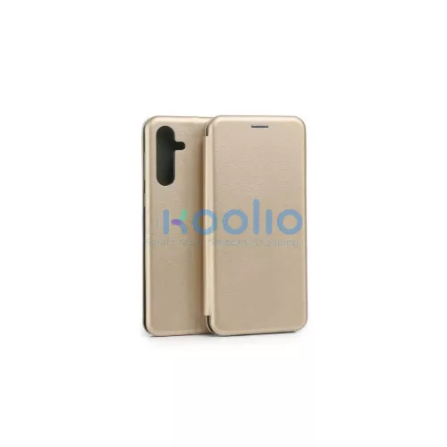 Beline Case Book Magnetic Samsung M55 készülékhez tok arany