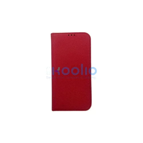 Xiaomi Poco M5 készülékhez Smart Magnet Book tok piros