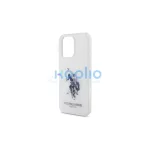 US Polo USHCP15XTPUHRBH iPhone 15 Pro Max 6,7" készülékhez tok Shiny Big Logo fehér