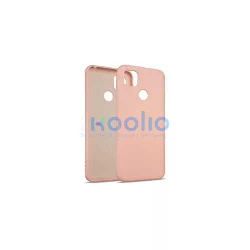 Beline Silicone tok Xiaomi Redmi 9C készülékhez rózsaarany