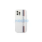 US Polo USHCP12MPCUSSWH iPhone 12/12 Pro 6,1 készülékhez tok Tricolor Collection fehér