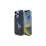 US Polo USHCP15XTPUHRBV iPhone 15 Pro Max 6,7 készülékhez tok Shiny Big Logo kék