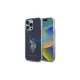 US Polo USHCP15XTPUHRBV iPhone 15 Pro Max 6,7 készülékhez tok Shiny Big Logo kék